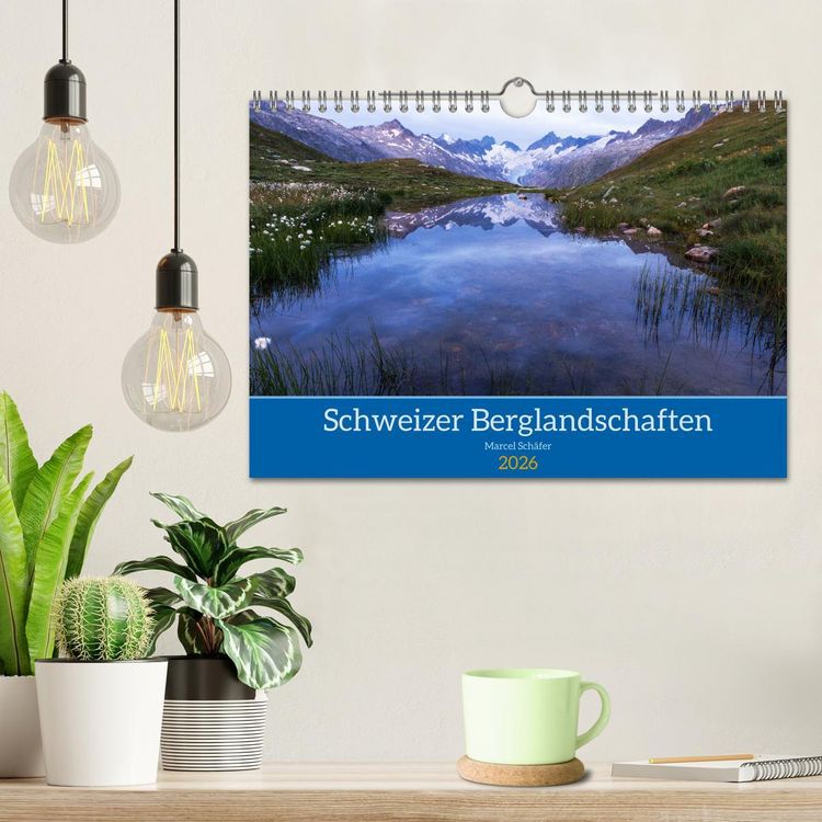Produktbild: Schweizer Berglandschaften (Wandkalender 2026 DIN A4 quer), CALVENDO Monatskalender