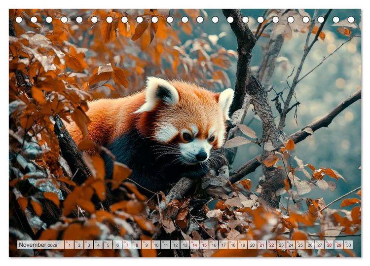 Produktbild: Bedrohte Tierwelt SCHATTEN DES VERSCHWINDENS (Tischkalender 2026 DIN A5 quer), CALVENDO Monatskalender