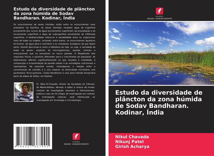 Produktbild: Estudo da diversidade de pl&acirc;ncton da zona h&uacute;mida de Sodav Bandharan. Kodinar, &Iacute;ndia