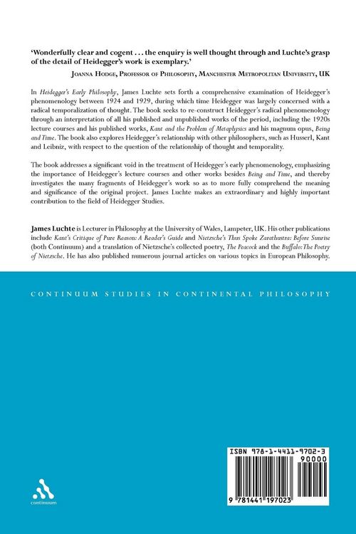 Produktbild: Heidegger's Early Philosophy