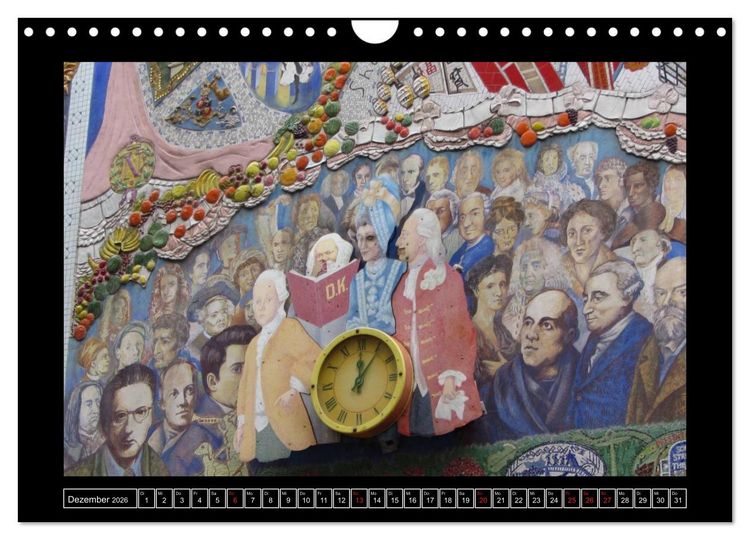 Produktbild: Zeit-Anzeige (Wandkalender 2026 DIN A4 quer), CALVENDO Monatskalender