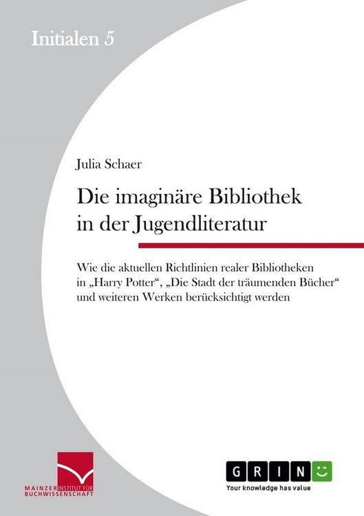 Produktbild: Die imagin&auml;re Bibliothek in der Jugendliteratur