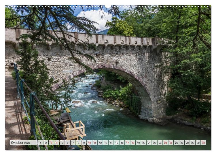 Produktbild: MERAN Idyllische Altstadt (Wandkalender 2026 DIN A2 quer), CALVENDO Monatskalender