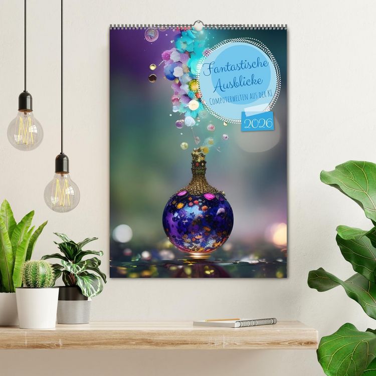 Produktbild: Fantastische Einblicke (Wandkalender 2026 DIN A2 hoch), CALVENDO Monatskalender
