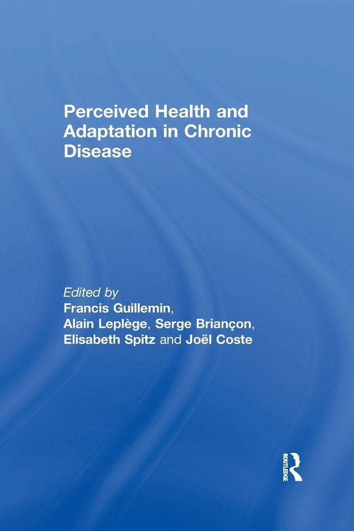 Produktbild: Perceived Health and Adaptation in Chronic Disease