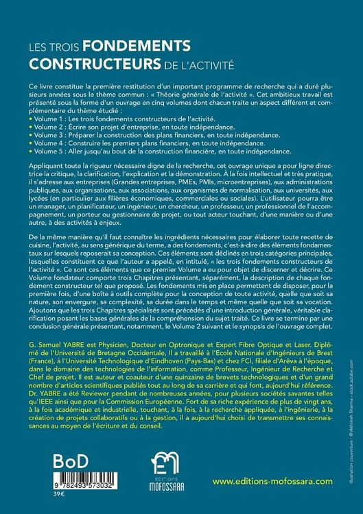 Produktbild: Les trois fondements constructeurs de l'activit&eacute;