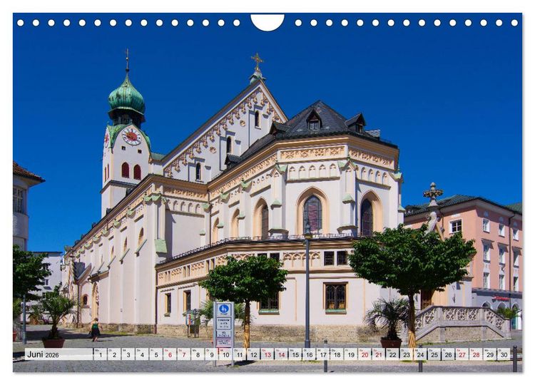 Produktbild: Eine Perle Oberbayerns - Rosenheim (Wandkalender 2026 DIN A4 quer), CALVENDO Monatskalender
