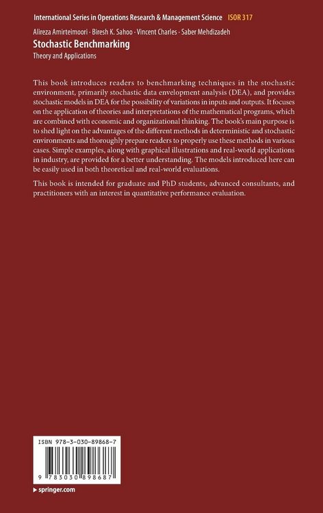 Produktbild: Stochastic Benchmarking