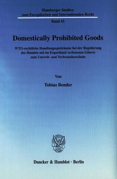 Produktbild: Domestically Prohibited Goods.