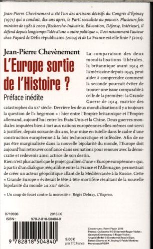 Produktbild: L'Europe sortie de l'Histoire ?