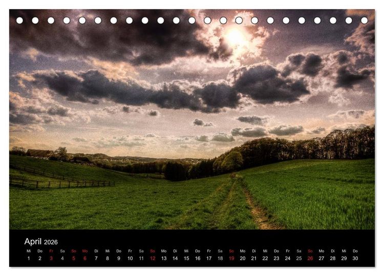 Produktbild: Vor der T&uuml;r mein l&auml;ndliches Ruhrgebiet (Tischkalender 2026 DIN A5 quer), CALVENDO Monatskalender