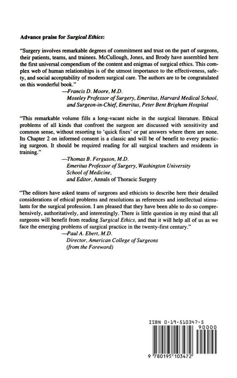 Produktbild: Surgical Ethics