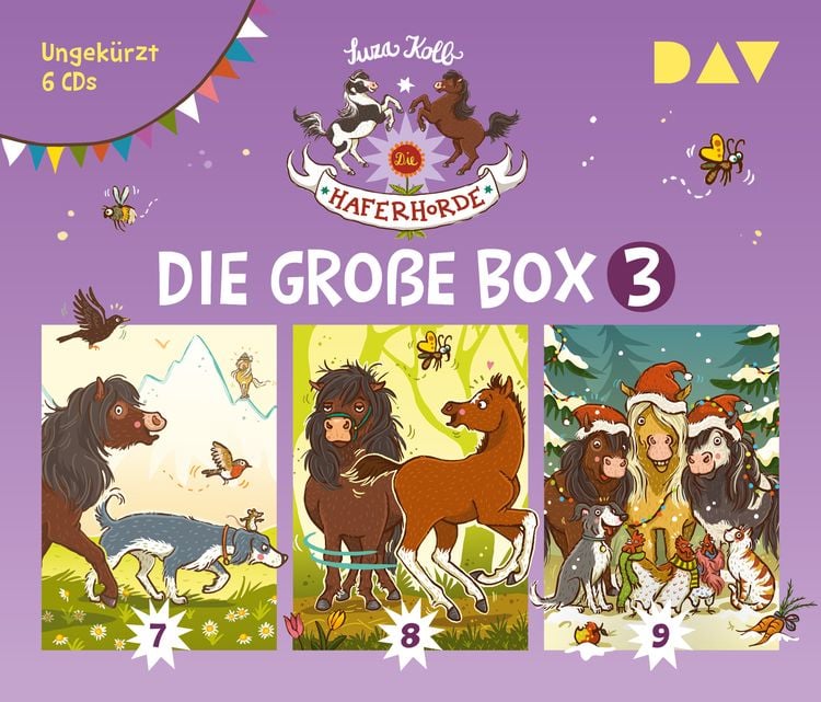 Produktbild: Die Haferhorde – Die große Box 3 (Teil 7-9)