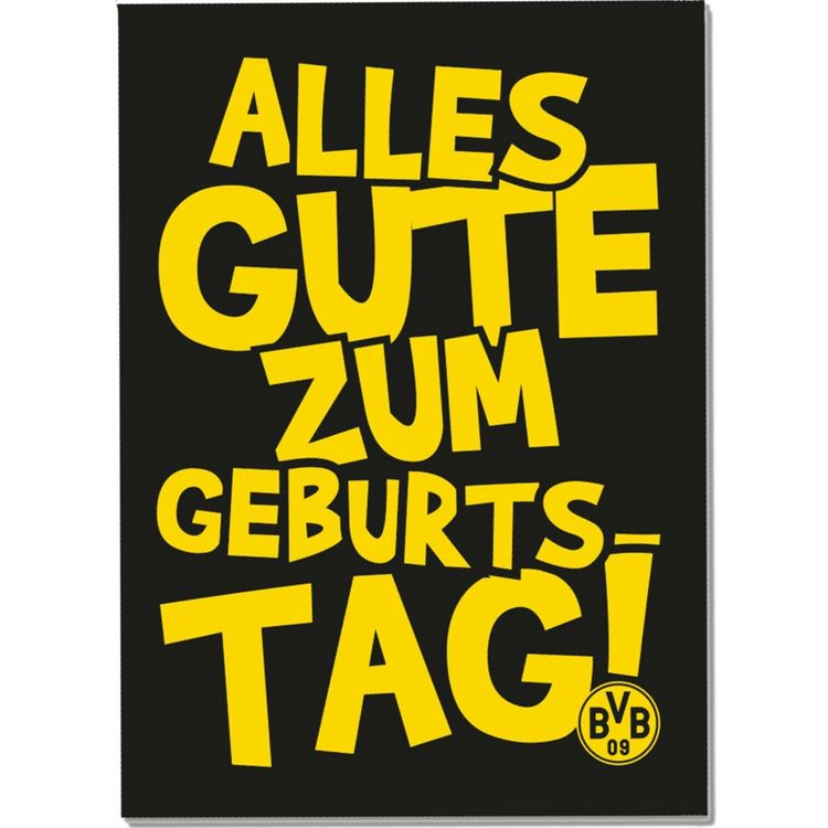 Produktbild: BVB-Geburtstags-Gru&szlig;karte