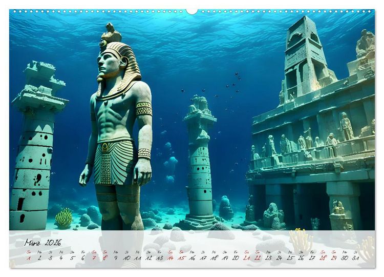 Produktbild: Geheimnisse der Unterwasserwelten (hochwertiger Premium Wandkalender 2026 DIN A2 quer), Kunstdruck in Hochglanz