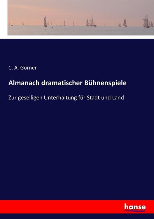 Produktbild: Almanach dramatischer B&uuml;hnenspiele
