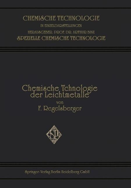Produktbild: Chemische Technologie der Leichtmetalle und ihrer Legierungen