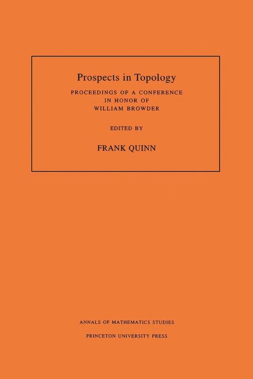 Produktbild: Prospects in Topology