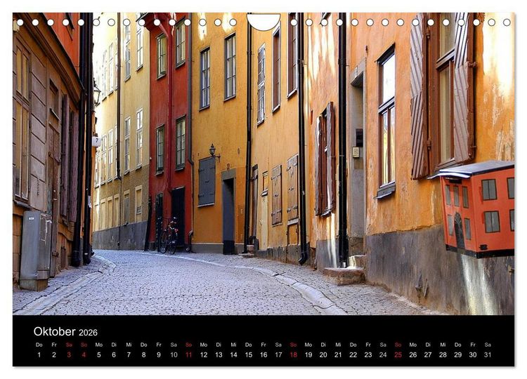 Produktbild: Sommer in Stockholm 2026 (Wandkalender 2026 DIN A4 quer), CALVENDO Monatskalender
