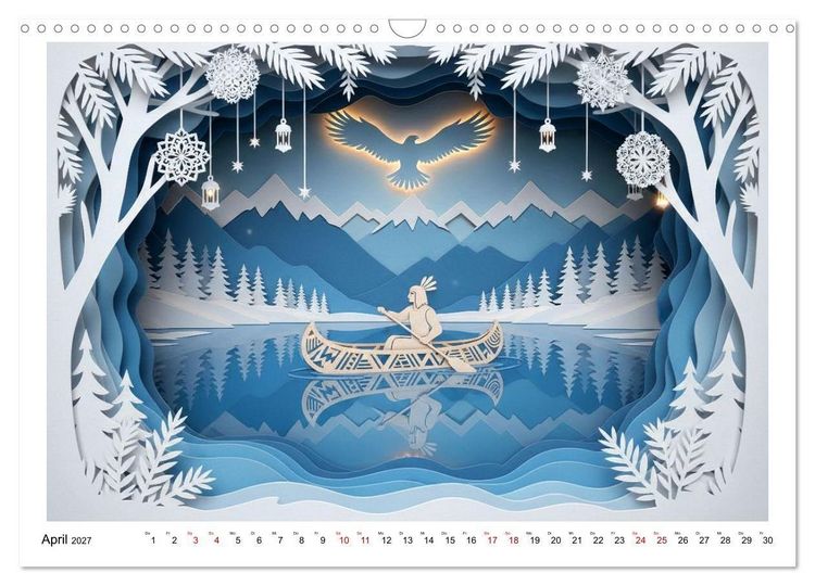 Produktbild: Wild West Dioramas (Wandkalender 2027 DIN A3 quer), CALVENDO Monatskalender