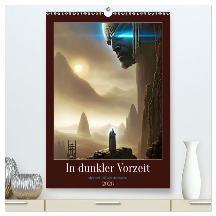 Produktbild: In dunkler Vorzeit - Mystisch und sagenumwoben (hochwertiger Premium Wandkalender 2026 DIN A2 hoch), Kunstdruck in Hochglanz