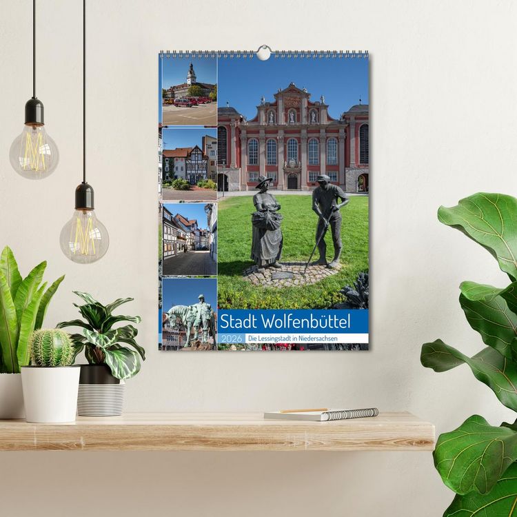 Produktbild: Stadt Wolfenb&uuml;ttel (Wandkalender 2026 DIN A3 hoch), CALVENDO Monatskalender