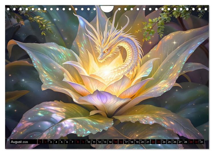 Produktbild: Mythos trifft Botanik &ndash; Die geheimnisvollen Drachenpflanzen (Wandkalender 2026 DIN A4 quer), CALVENDO Monatskalender