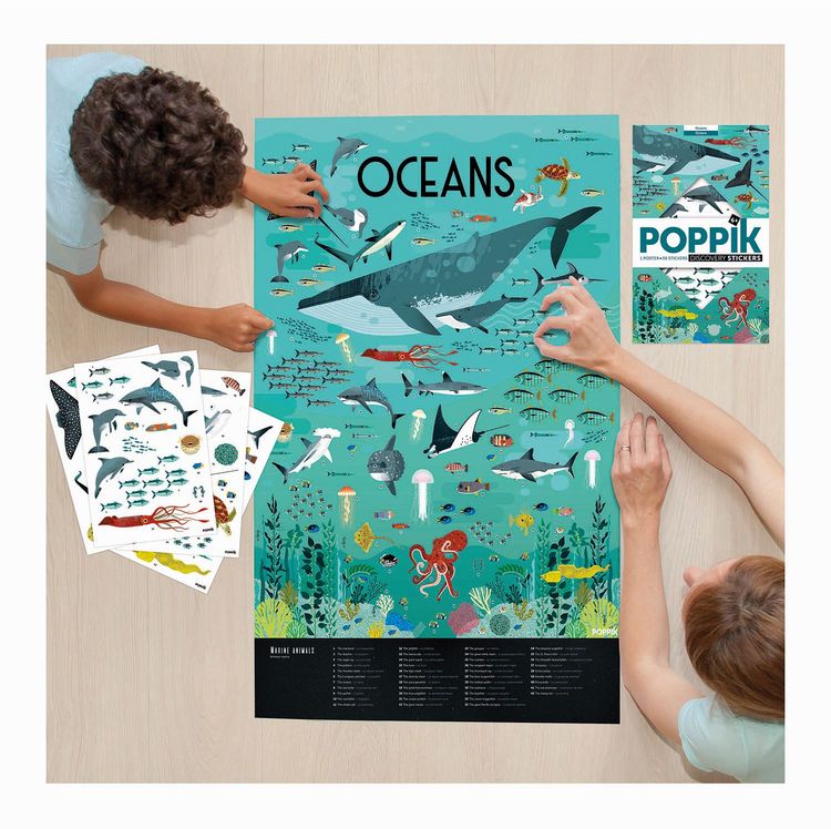 Produktbild: POPPIK - Lernposter & Sticker Ozean
