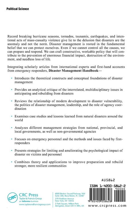 Produktbild: Disaster Management Handbook