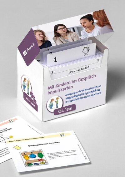 Produktbild: Mit Kindern im Gespr&auml;ch. Impulskarten