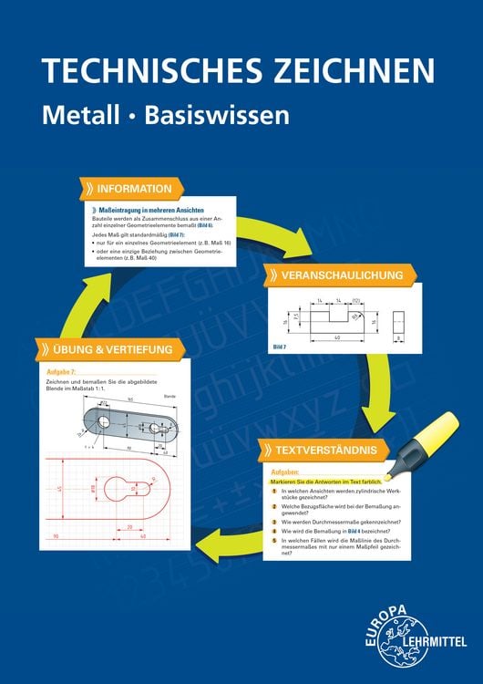 Produktbild: Technisches Zeichnen Metall Basiswissen