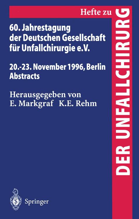 Produktbild: 60. Jahrestagung der Deutschen Gesellschaft f&uuml;r Unfallchirurgie e.V.