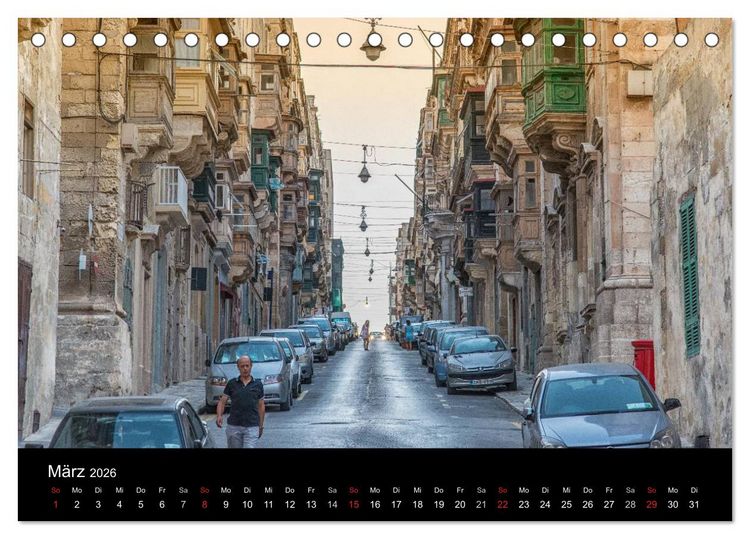 Produktbild: Malta & Gozo (Tischkalender 2026 DIN A5 quer), CALVENDO Monatskalender
