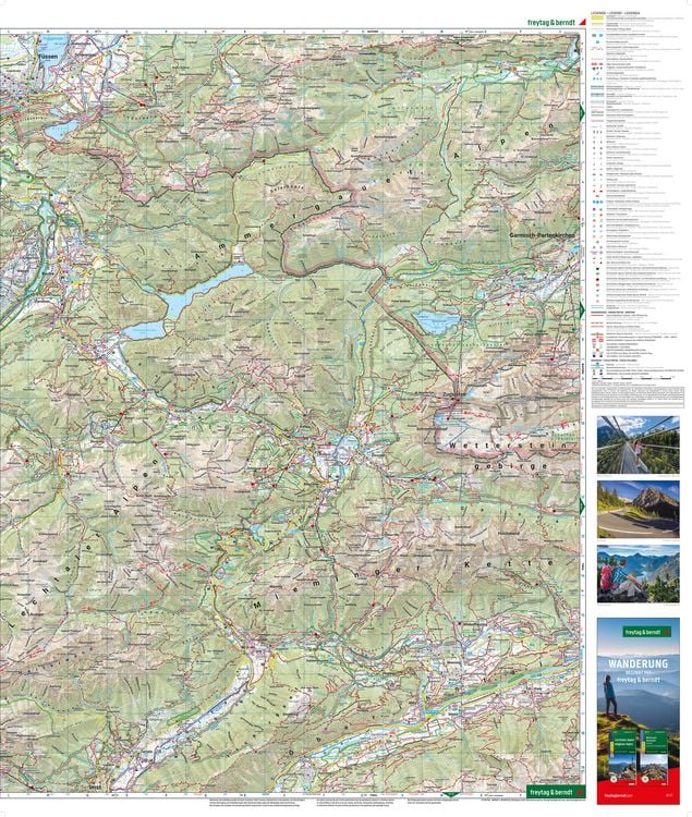 Produktbild: Freytag & berndt Wanderkarte WK 352 Tannheimer Tal, Zugspitze - Reutte - Fernpass 1:50.000