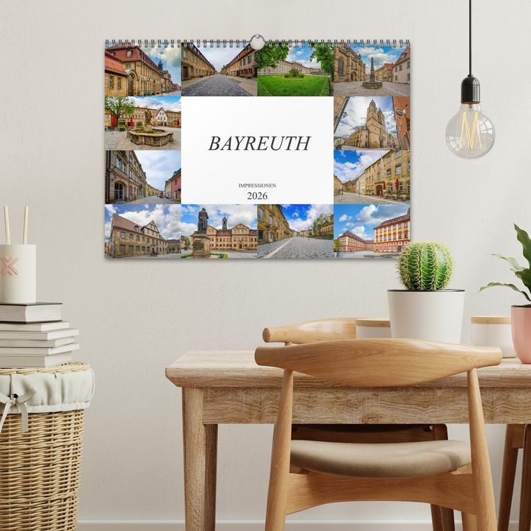 Produktbild: Bayreuth Impressionen (Wandkalender 2026 DIN A3 quer), CALVENDO Monatskalender