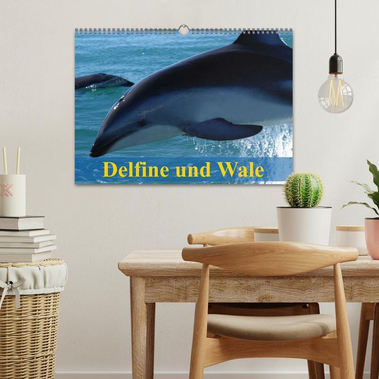 Produktbild: Delfine und Wale (Wandkalender 2026 DIN A3 quer), CALVENDO Monatskalender