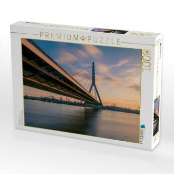 Produktbild: CALVENDO Puzzle Die Fleher Br&uuml;cke | 1000 Teile Lege-Gr&ouml;&szlig;e 64x48cm Foto-Puzzle f&uuml;r gl&uuml;ckliche Stunden