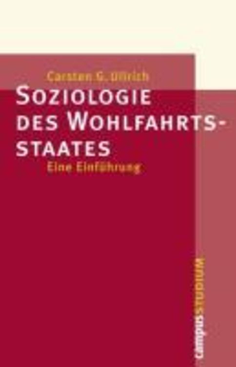 Produktbild: Soziologie des Wohlfahrtsstaates