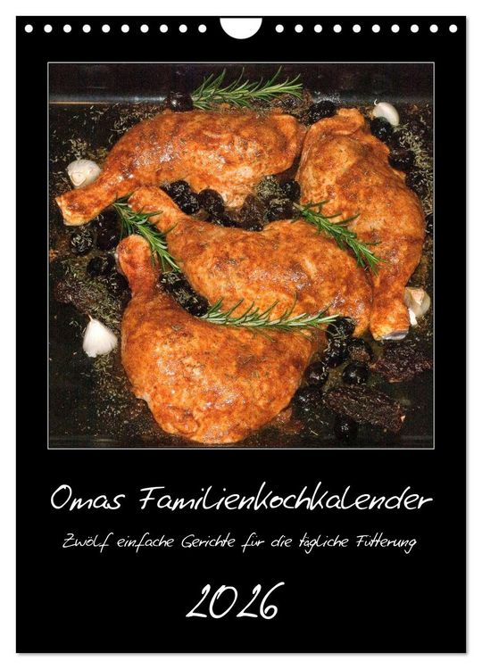 Produktbild: Omas Familienkochkalender (Wandkalender 2026 DIN A4 hoch), CALVENDO Monatskalender