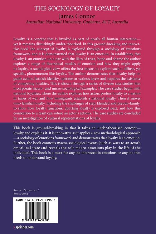 Produktbild: The Sociology of Loyalty