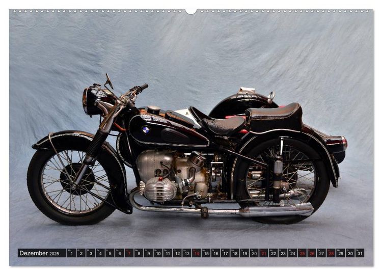 Produktbild: BMW R 51/3 Gespann (Wandkalender 2025 DIN A2 quer), CALVENDO Monatskalender