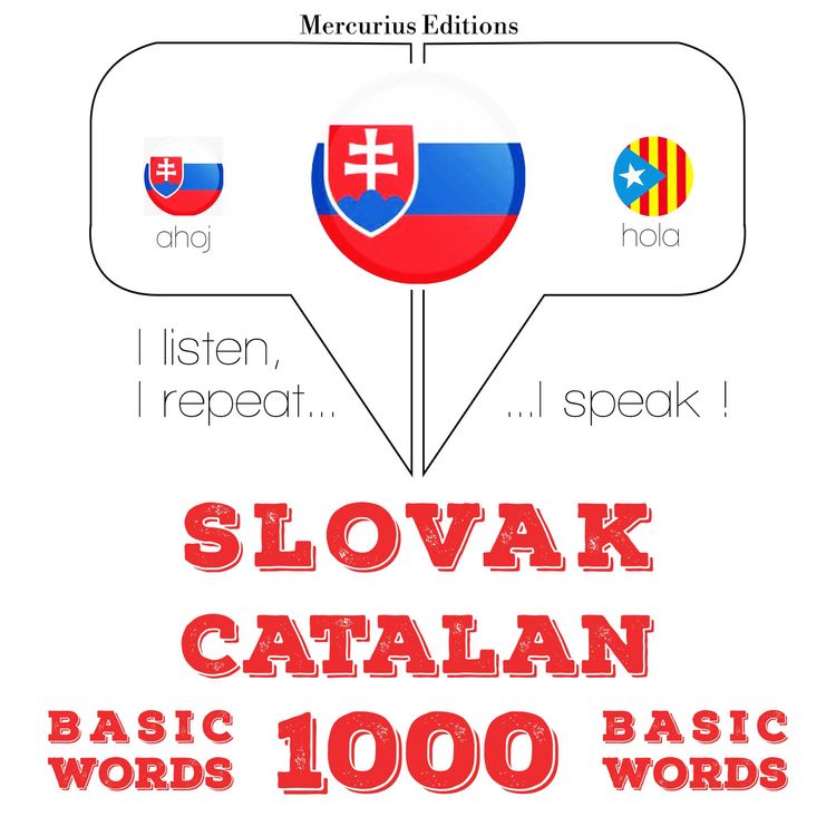 Produktbild: Slovensk&yacute; - katal&aacute;nska: 1000 z&aacute;kladn&yacute;ch slov