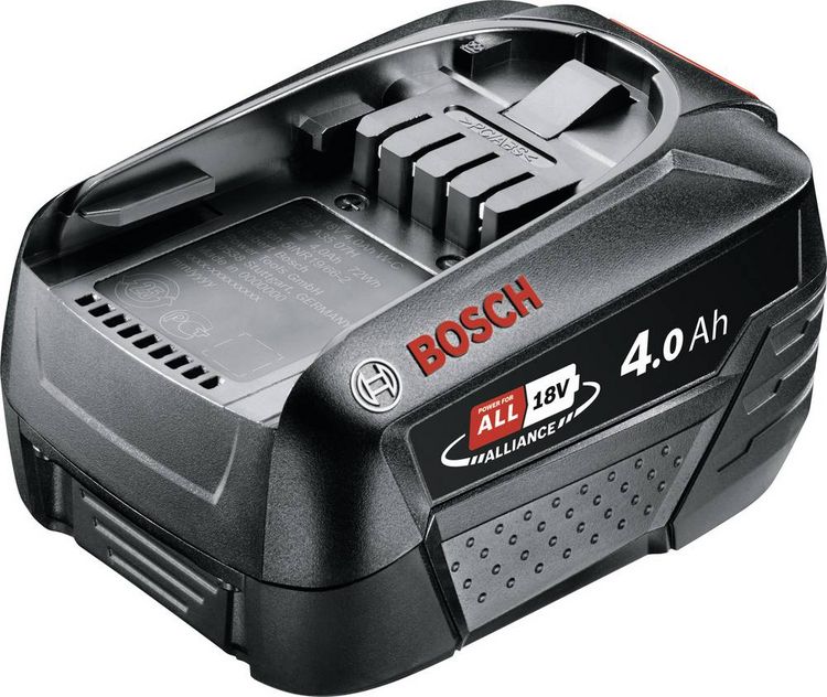 Produktbild: Bosch Home and Garden 1600A011T8 PBA Werkzeug-Akku 18 V 4 Ah Li-Ion