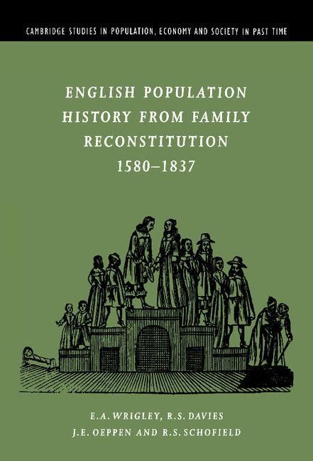 Produktbild: English Population History from Family Reconstitution 1580-1837