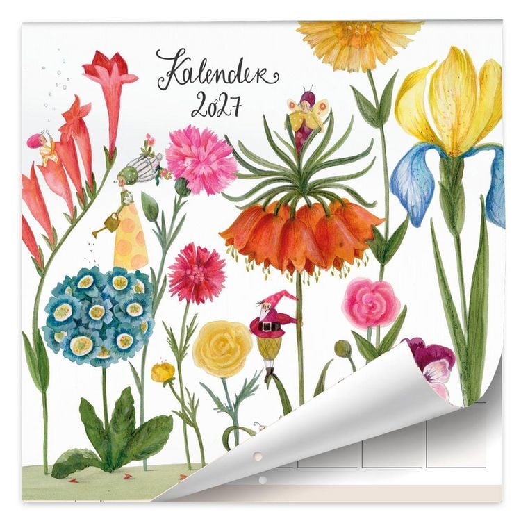 Produktbild: Brosch&uuml;renkalender Blumen 2027