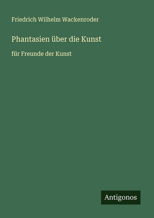 Produktbild: Phantasien &uuml;ber die Kunst