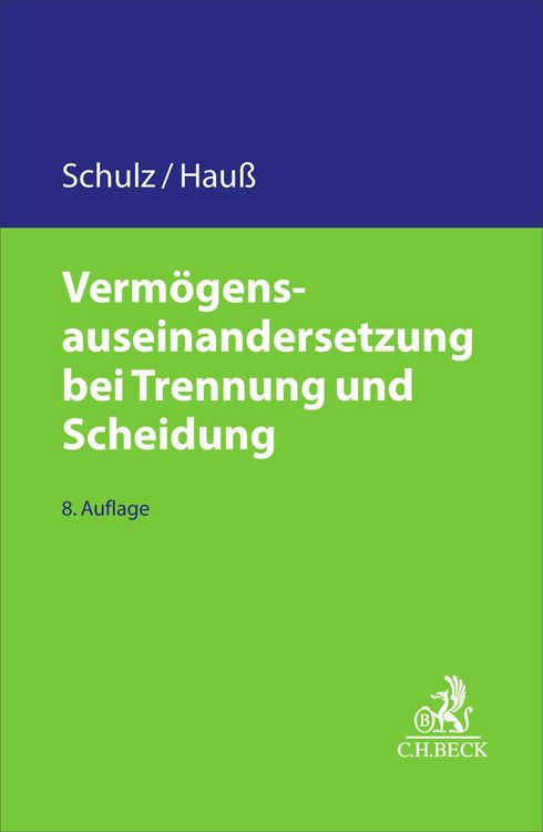 Produktbild: Verm&ouml;gensauseinandersetzung bei Trennung und Scheidung