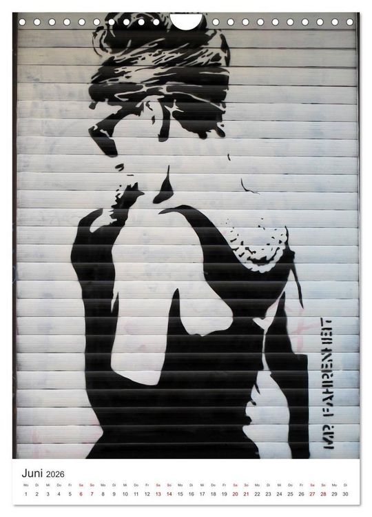 Produktbild: StreetArt Berlin (Wandkalender 2026 DIN A4 hoch), CALVENDO Monatskalender
