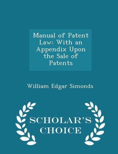 Produktbild: Manual of Patent Law