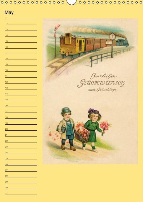 Produktbild: Nostalgic greetings (Wall Calendar perpetual DIN A3 Portrait)